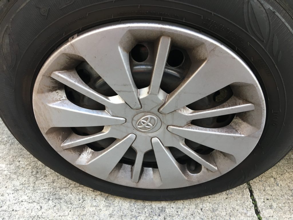 洗車してもなかなか落ちない箇所