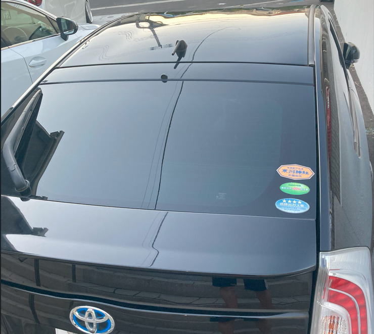 洗車機（泡ブロープライムコート）をした全体の様子